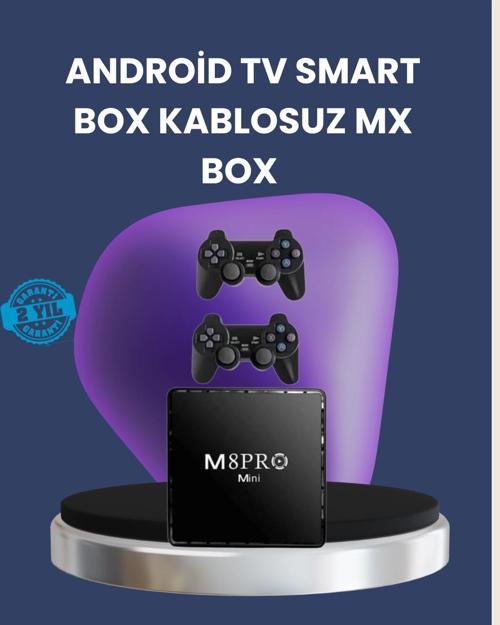 Android TV Box 10K Ultra HD Medya Oynatıcı ve Oyun Cihazı