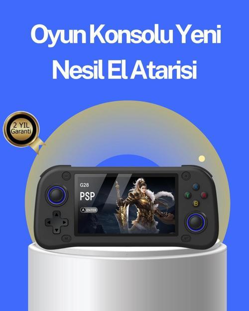 4.3” HD Ekranlı El Konsolu 64GB Hafıza Kartı ve 10000 Yüklü Oyun