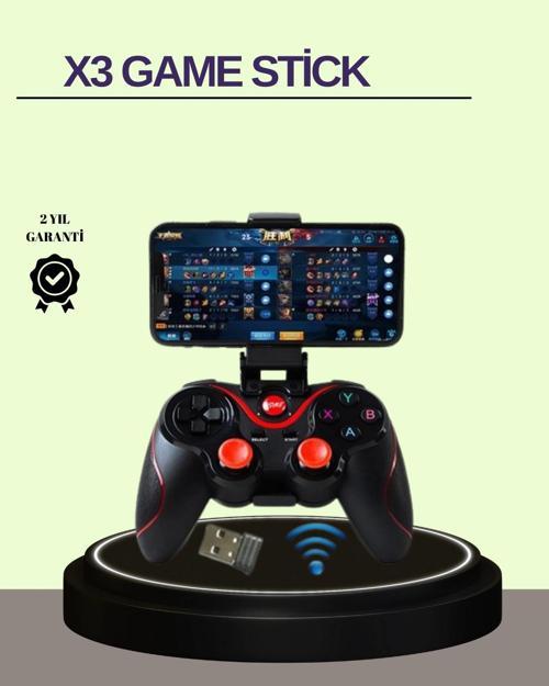 Çift Analog Joystick ve 14 Tuşlu Bluetooth Oyun Kumandası