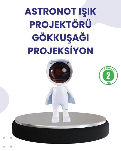 Dekoratif Gün Batımı Işığı – Astronot Figürlü