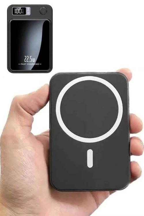 Magsafe Hızlı Şarj 10.000 Mah Wireless Şarj Powerbank Android ve İOS Uyumlu