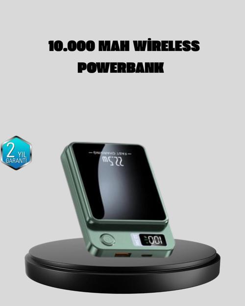 MagSafe Powerbank 22.5W Hızlı Şarjlı ve Kompakt Kablosuz Şarj Cihazı