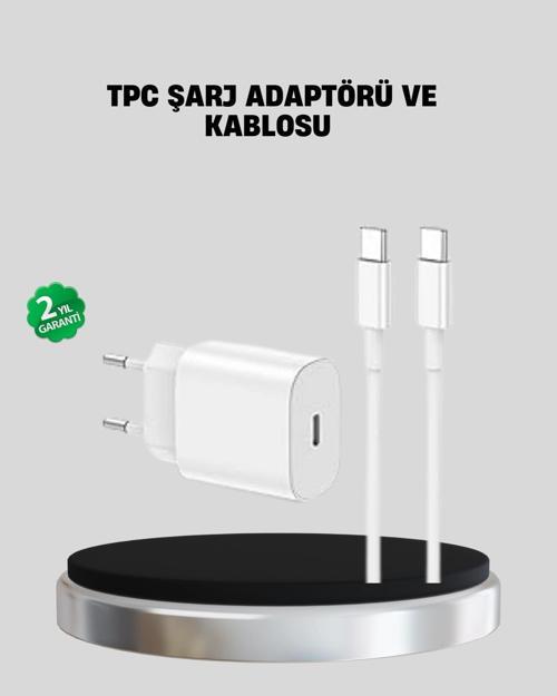 iOS Uyumlu 20W USB-C Hızlı Şarj Cihazı Telefon ve Tablet İçin