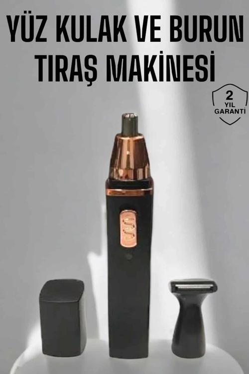 Tıraş Makinesi Kulak Burun ve Yüz Temizleyici Şarjlı Mini