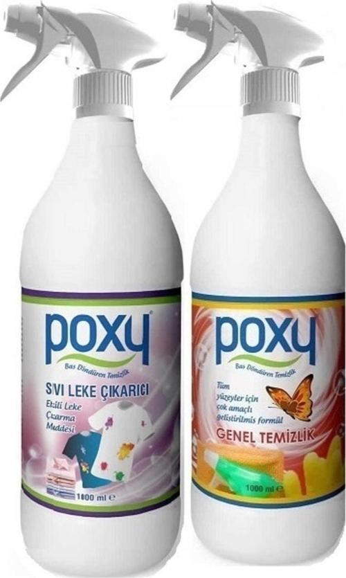 Sıvı Leke Çıkarıcı 1000 ml +Genel Temizlik 1000 ml SET