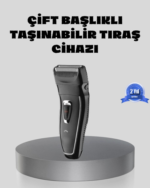 Erkek Tıraş Makinesi Kablosuz Kuru Tıraş Folyo Başlık Yıkanabilir Gövde