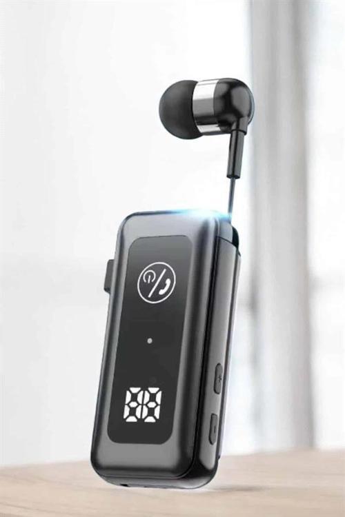 Makaralı Bluetooth Kulaklık Kulak İçi Dijital Göstergeli Yüksek Ses Kaliteli