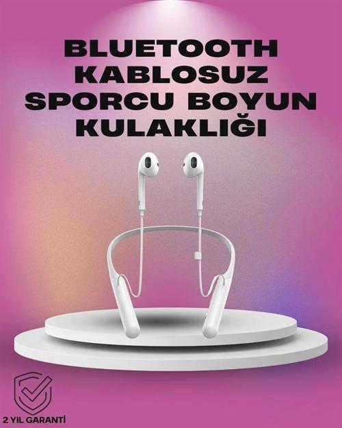 Uzun Pil Ömürlü Kablosuz Kulaklık – Boyun Askılı 100 Saat Kullanım