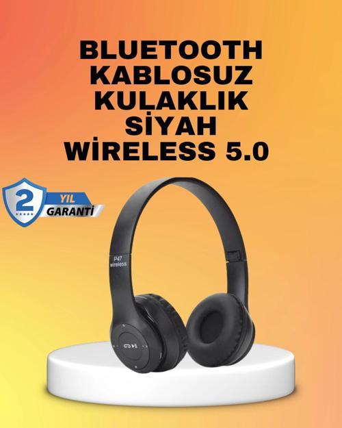 Mikrofonlu Kablosuz Kulaklık | Uzun Pil Ömrü ve Stereo Ses Performansı