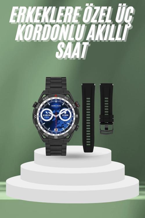 2025 Model Yuvarlak Ekran Android ve İOS Uyumlu GPS Takibi Yapabilen Akıllı Saat