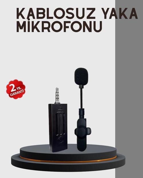 Kablosuz Profesyonel Mikrofon – 360° Ses Yakalama 60 m Menzil Gürültü Engelleyici