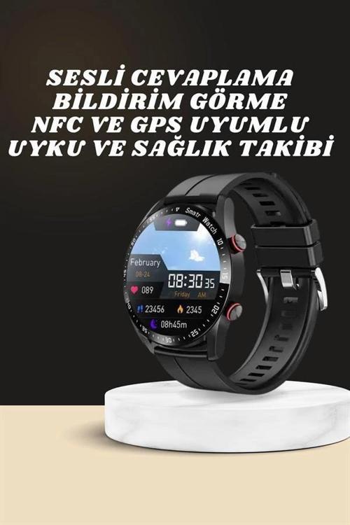 Yeni Model Akıllı Saat GPS Uyumlu Uyku ve Sağlık Takibi Sesli Görüşme