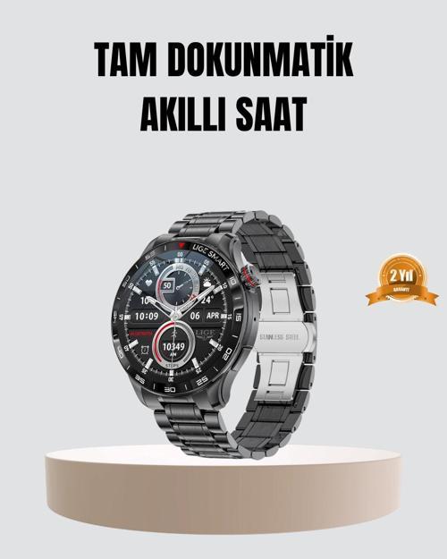 100mAh Şarjlı Akıllı Saat – Mesaj Bildirimi Müzik Kontrolü ve Ergonomik Tasarım