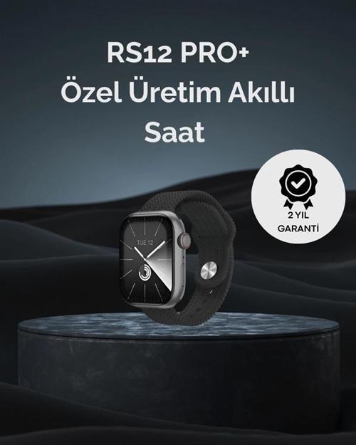 RS12 PRO+ 2025 Serisi Uzun Şarj Süreli Garantili Full Ekranlı Özel Üretim Akıllı Saat – 2GB Hafıza A