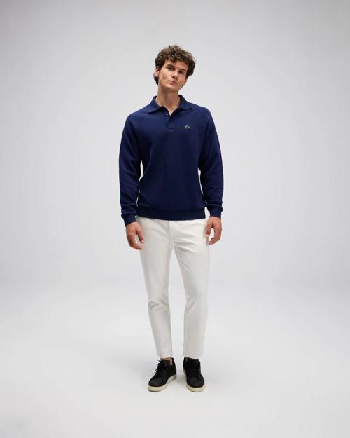 EM633-NV Erkek Polo Yaka Lacivert Sweat