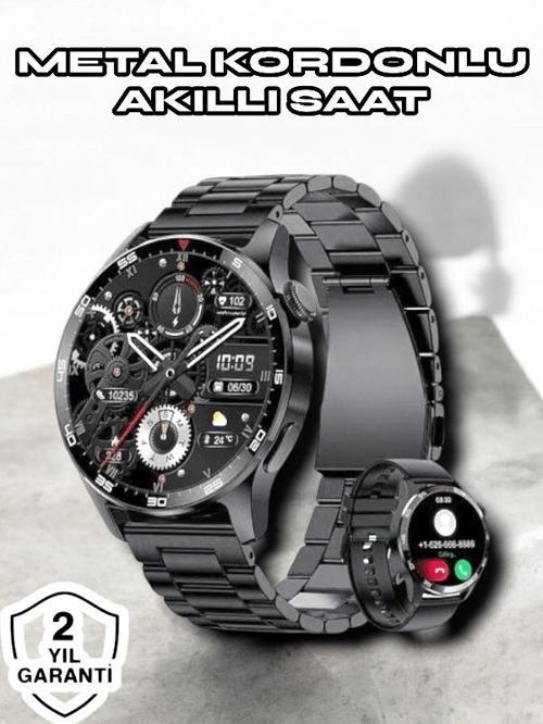 NFC ve Kablosuz Şarjlı Akıllı Saat EKG Nabız & Spor Modları ile iOS ve Android Uyumlu