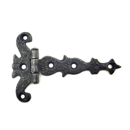 Antika Tarz Dekoratif Pirinç Kuyruklu Kelebek Menteşe - 63x100 Mm, Oksit