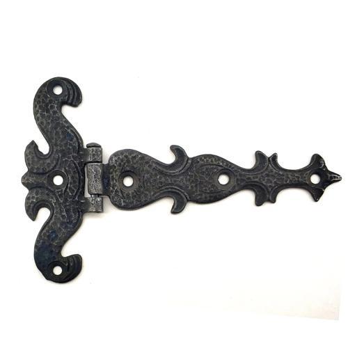 Antika Tarz Dekoratif Pirinç Kuyruklu Kelebek Menteşe - 94x147 Mm, Oksit