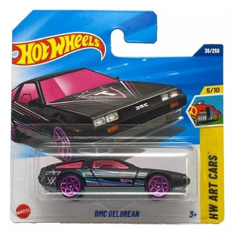 DMC Delorean siyah 1/64 regular