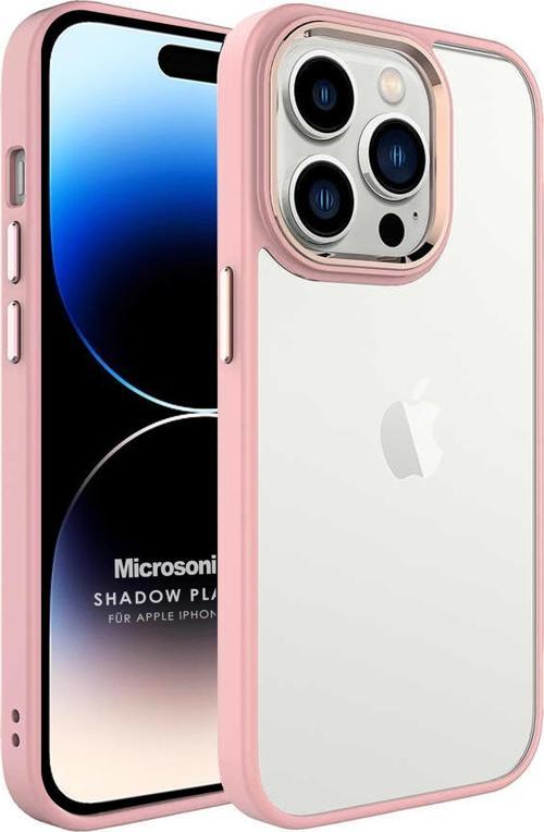 Apple iPhone 14 Pro Kılıf Shadow Planet Açık Pembe