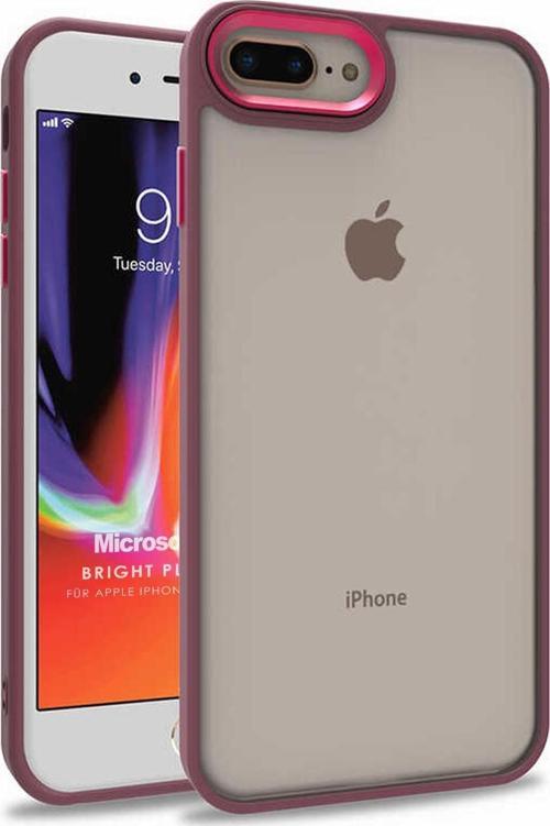Apple iPhone 8 Plus Kılıf Bright Planet Kırmızı