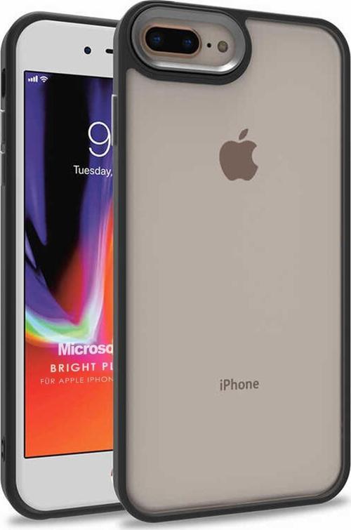 Apple iPhone 8 Plus Kılıf Bright Planet Siyah