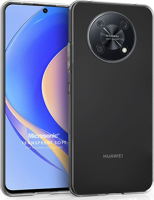 Huawei Nova Y90 Kılıf Transparent Soft Şeffaf