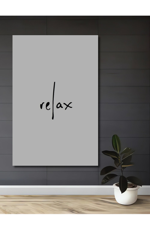 Relax Dekoratif Ahşap Mdf Dikdörtgen Ev,İşyeri Duvar Tablo