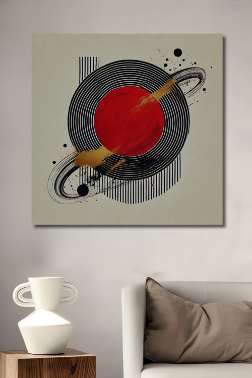 Modern Soyut Sanat Ahşap Mdf Dekoratif Dikdörtgen Ev,İşyeri Duvar Tablo