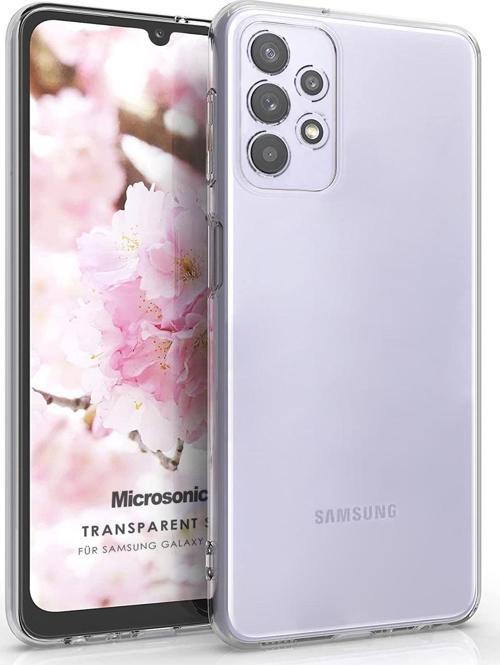 Samsung Galaxy A32 4G Kılıf Transparent Soft Beyaz