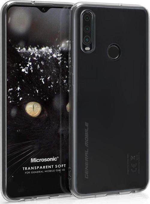 General Mobile GM 10 Kılıf Transparent Soft Beyaz
