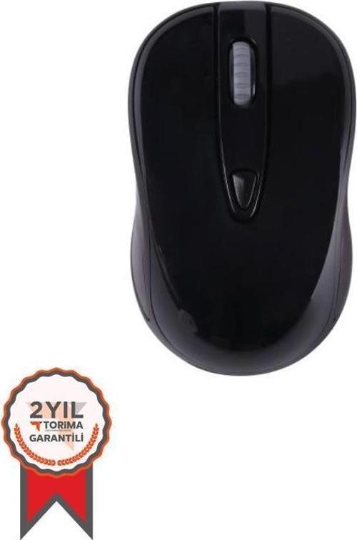 TM-11 Ergonomik Kablosuz Siyah Optik Mouse