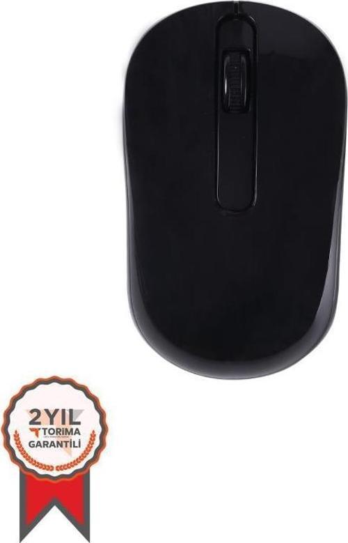 TM-10 Ergonomik Kablosuz Siyah Optik Mouse