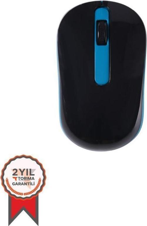 TM-10 Ergonomik Kablosuz Mavi Optik Mouse