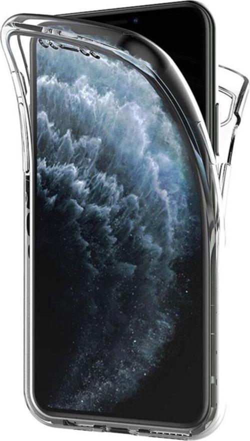 Apple Iphone 11 Pro (5,8 ) 360 Kılıf Silikon Şeffaf Ön Arka