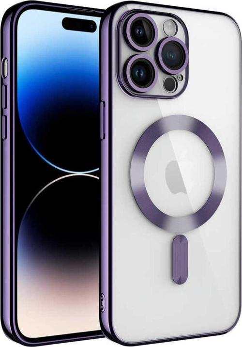 Apple iPhone 12 PRO MAX Kılıf Kamera Lens Korumalı Renkli Magsafe Şeffaf Silikon