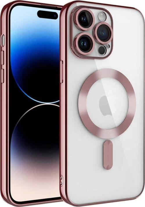 Apple iPhone 14 PRO MAX Kılıf Kamera Lens Korumalı Renkli Magsafe Şeffaf Silikon