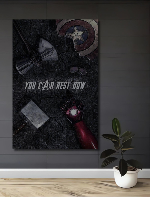 Avengers Kahramanları Dekoratif Ahşap Mdf Dikdörtgen Ev,İşyeri Duvar Tablo