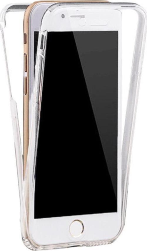 Apple Iphone 7 Plus 360 Derece Kılıf Şeffaf Silikon Ön Arka