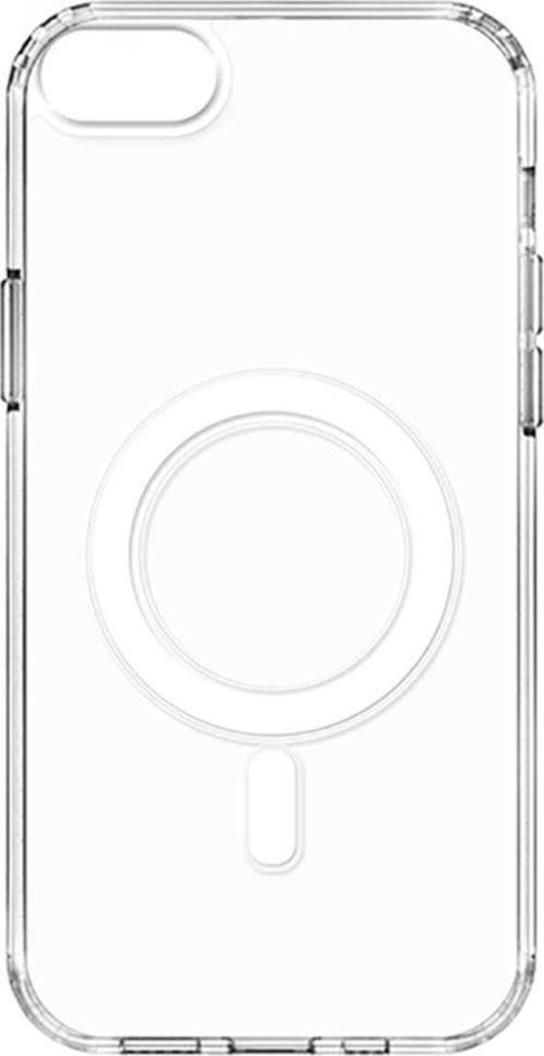 Apple Iphone Se 2022 Kılıf Magsafe Kablosuz Şarj Wireless Özellikli Şeffaf Kapak