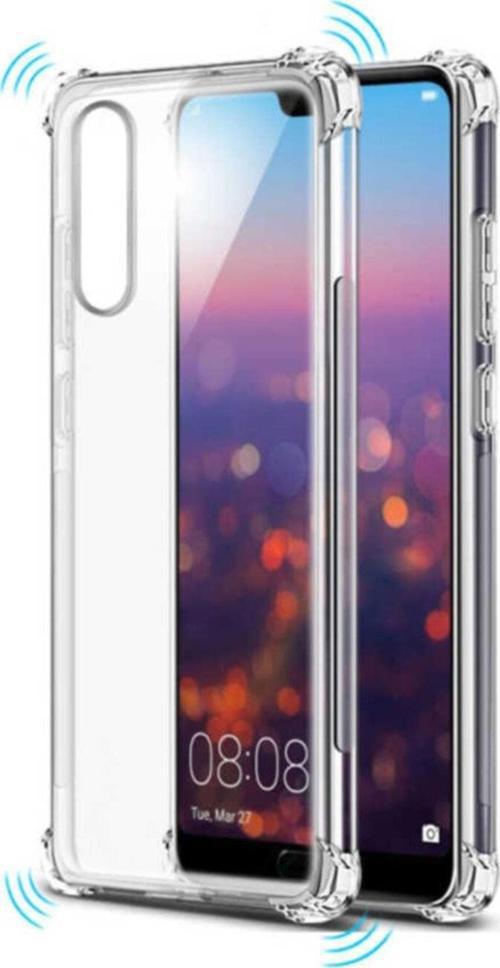 Huawei P20 Lite Anti Şok Darbe Emici Şeffaf Silikon Kılıf