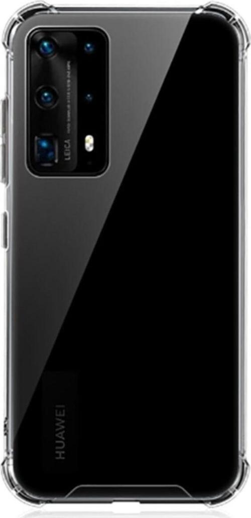 Huawei P40 Pro Anti Şok Darbe Emici Şeffaf Silikon Kılıf