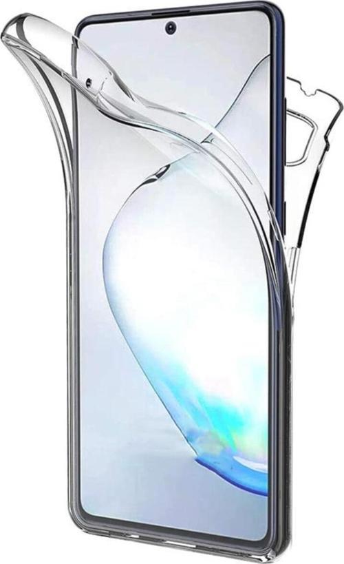Samsung Galaxy Note 20 360 Kılıf Şeffaf Ön Arka Silikon