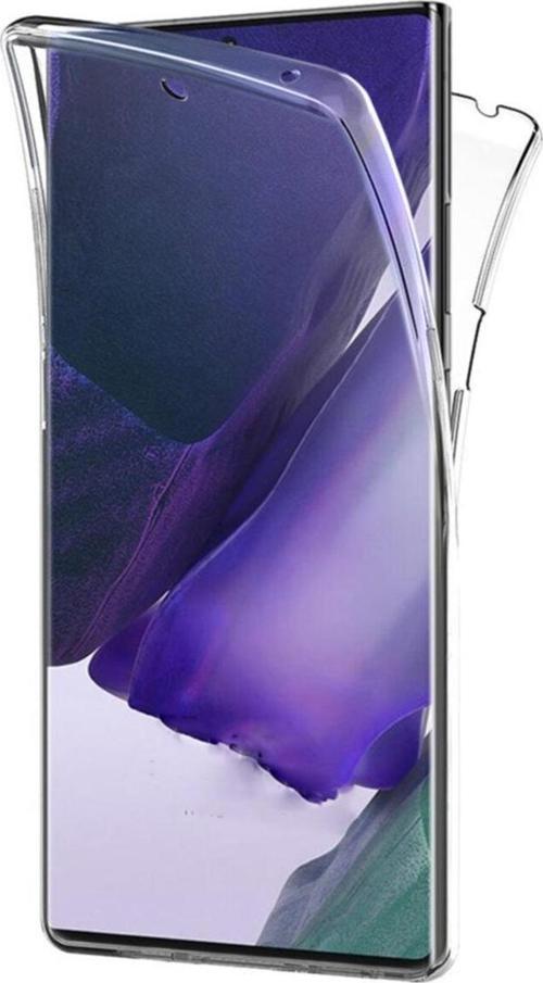 Samsung Galaxy Note 20 Ultra 360 Kılıf Şeffaf Ön Arka Silikon