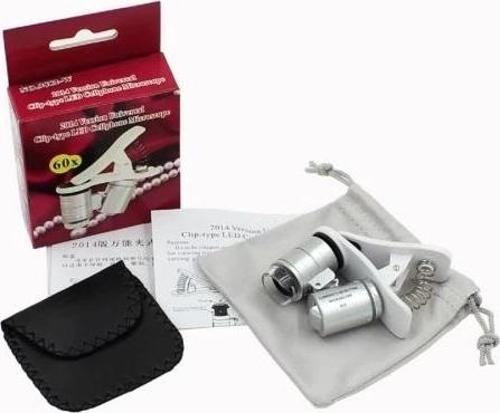 Evrensel Led Işıklı Mini Cep Mikroskobu, Tüm Kameralı Telefonlar Için No:9882w