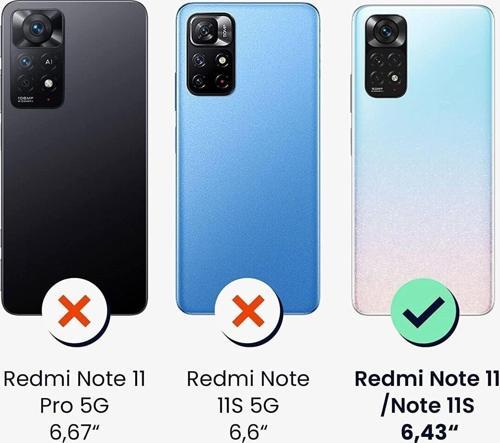Xiaomi Redmi Note 11S Kılıf Kamera Lens Korumalı Kenarları Renkli Gold Arkası Şeffaf Silikon