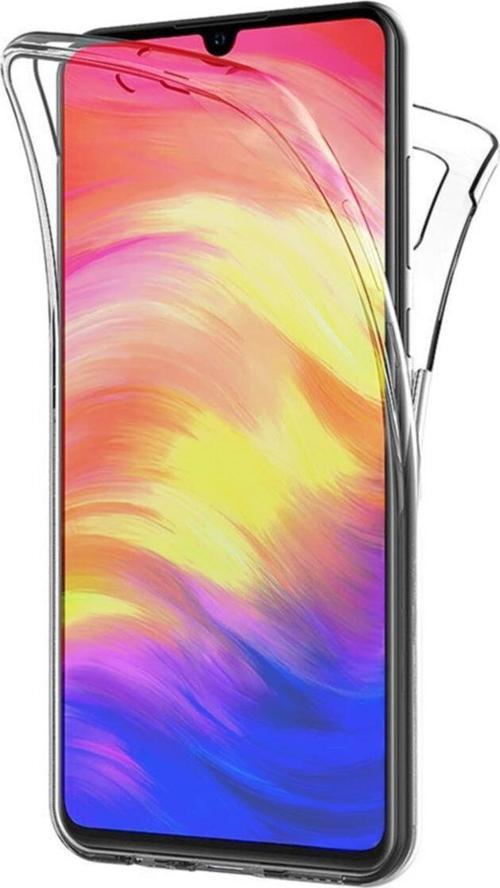 Xiaomi Redmi Note 7 360 Derece Kılıf Silikon Şeffaf Ön Arka