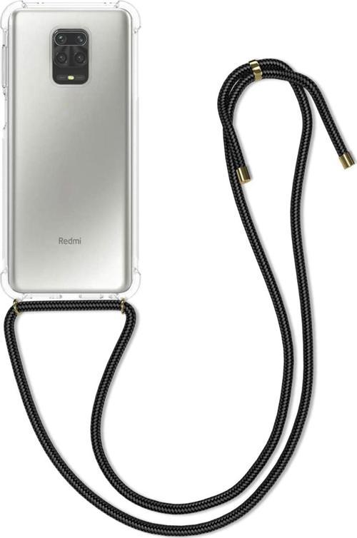 Xiaomi Redmi Note 9 Pro Max Şeffaf Boyun Omuz Askılı Ipli Kordonlu Kılıf