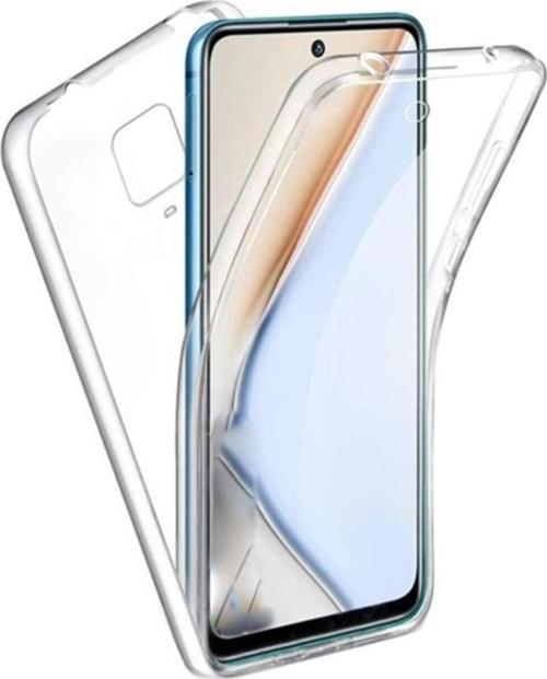 Xiaomi Redmi Note 9s 360 Kılıf Şeffaf Ön Arka Silikon