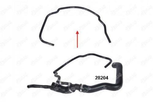 RADYATÖR ÜST HORTUMU OK İLE GÖSTERİLEN BÜYÜK HORTUM VW LT 28-35 II MİNİBÜS/OTOBÜS (2DB, 2DE, 2DK) VW  LT 28-46 II PANELV